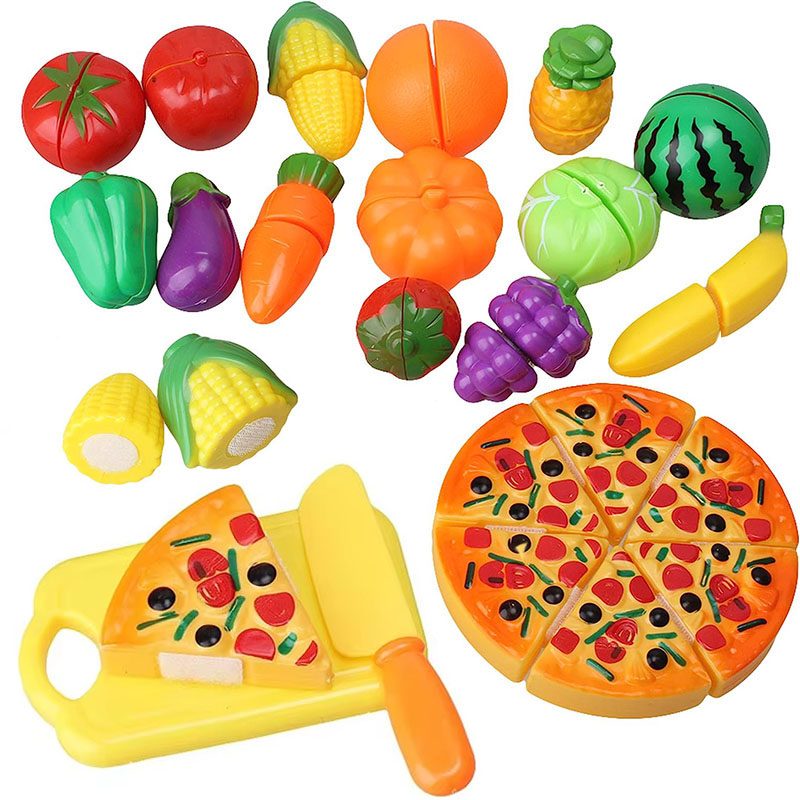 Children Toys Cutting Fruits a - Kids Outdoor Kitchen Accessories recension och pris