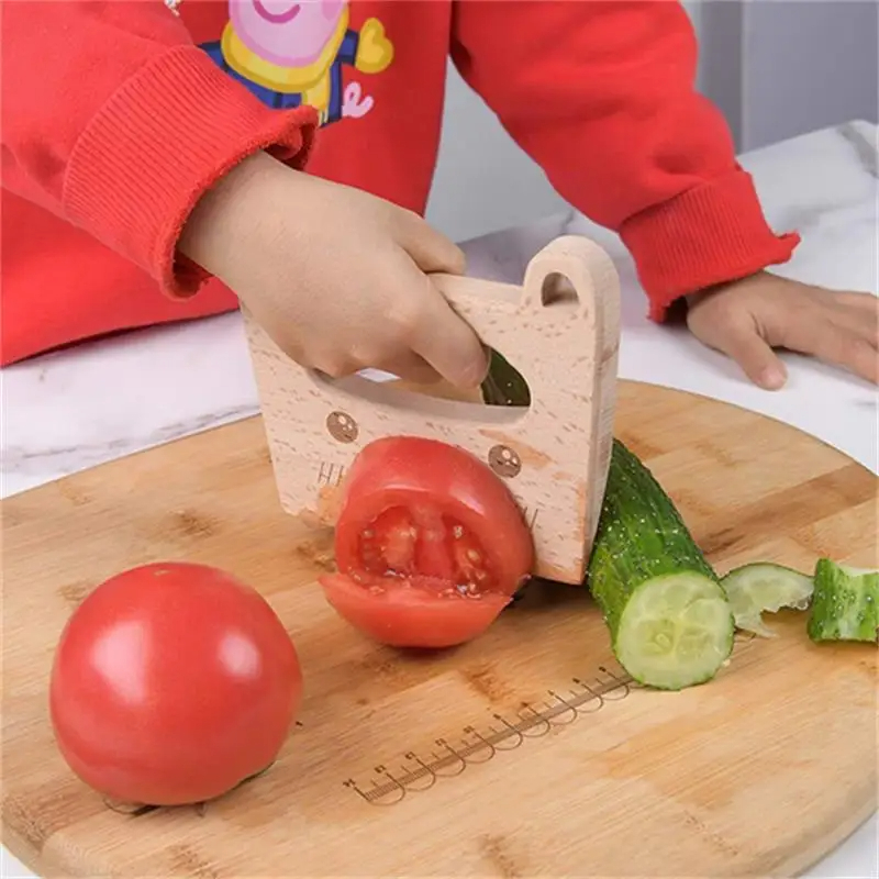 Wooden Kids Knife for Cooking  - Kids Outdoor Kitchen Accessories recension och pris