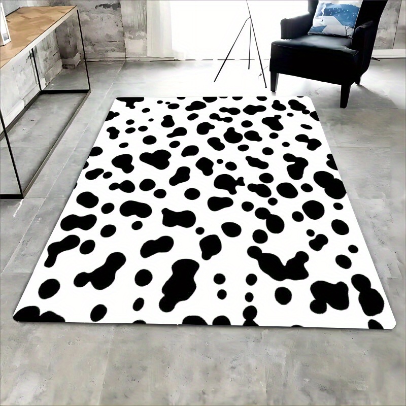Flannel Printed Cow Print Rug  - Kids Outdoor Zone recension och pris