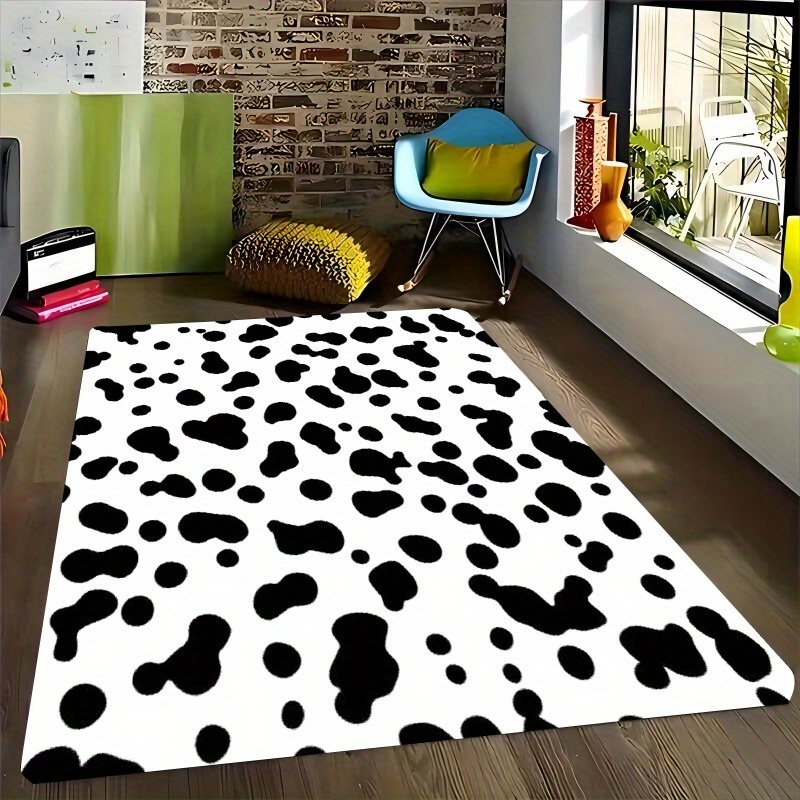Flannel Printed Cow Print Rug  - Kids Outdoor Zone recension och pris