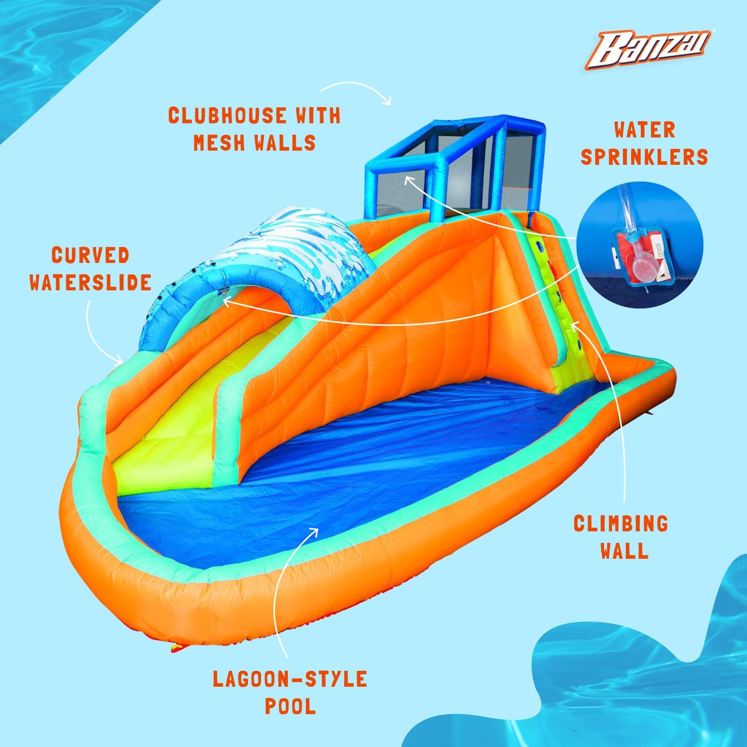 Large Outdoor Inflatable Water - Kids Outdoor Tunnel recension och pris