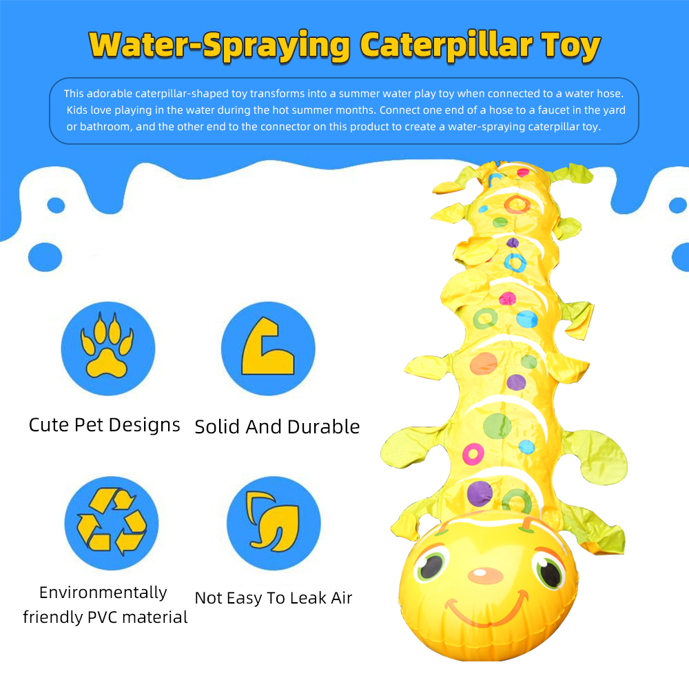 Caterpillar Sprinkler Pad Spla - Slip Slide Water Mat recension och pris