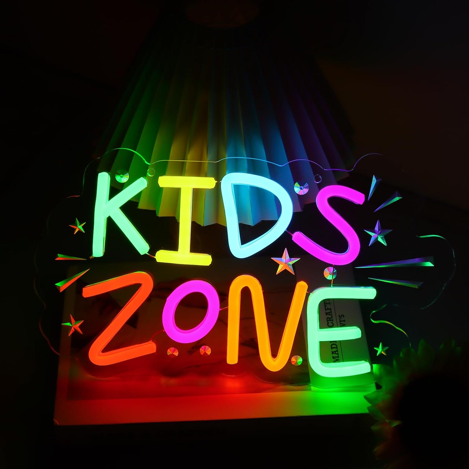 Kids Zone Neon Sign Art Wall L - Kids Outdoor Zone recension och pris