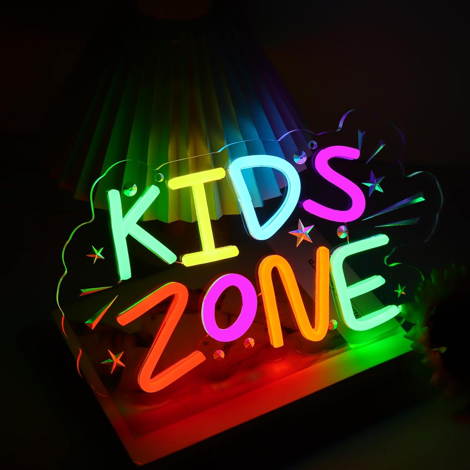 Kids Zone Neon Sign Art Wall L - Kids Outdoor Zone recension och pris
