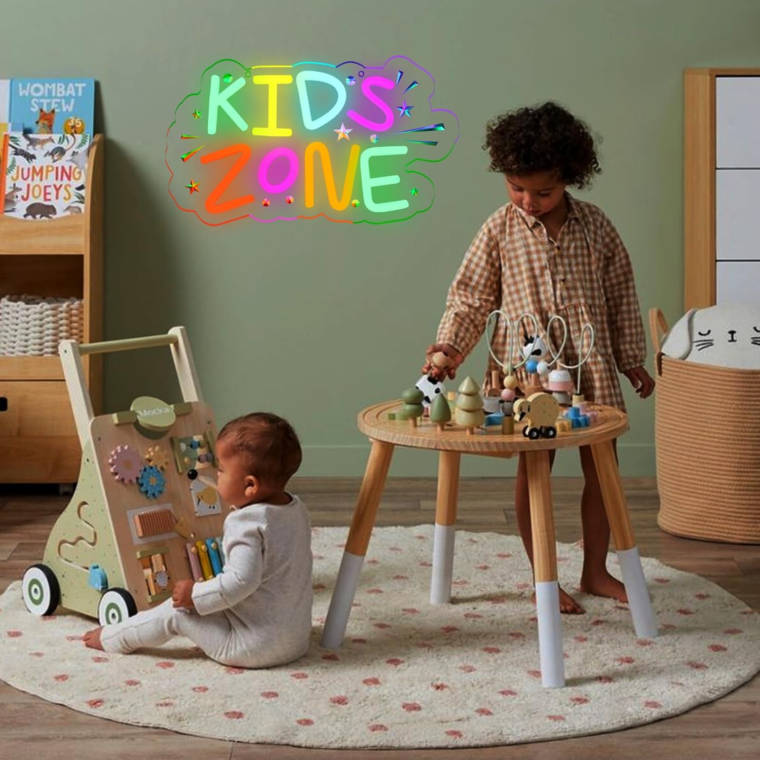 Kids Zone Neon Sign Art Wall L - Kids Outdoor Zone recension och pris