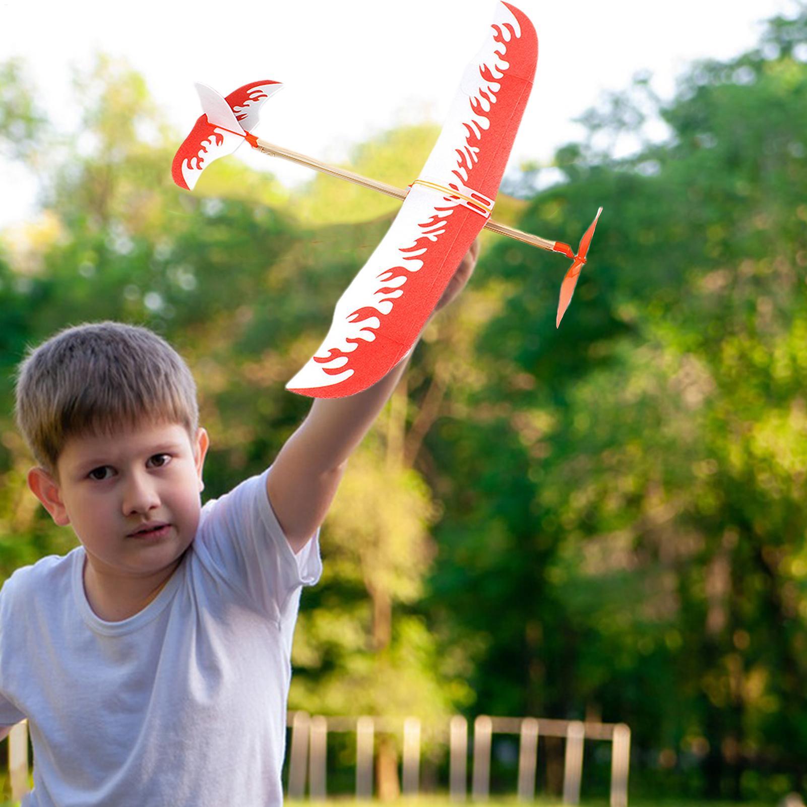 Rubber Band Airplanes Powered  - Kids Outdoor Exercise Equipment recension och pris