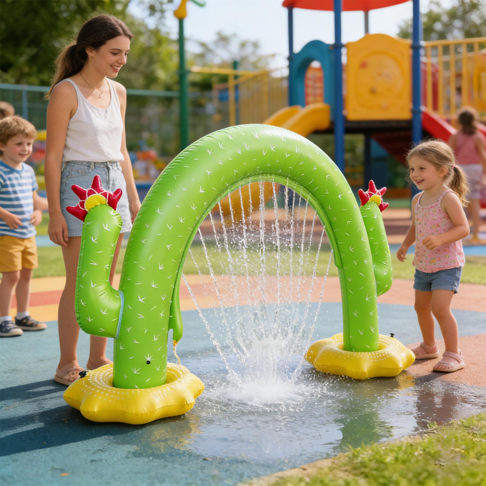 Inflatable Cactus Sprinkler fo - Kids Outdoor Tunnel recension och pris
