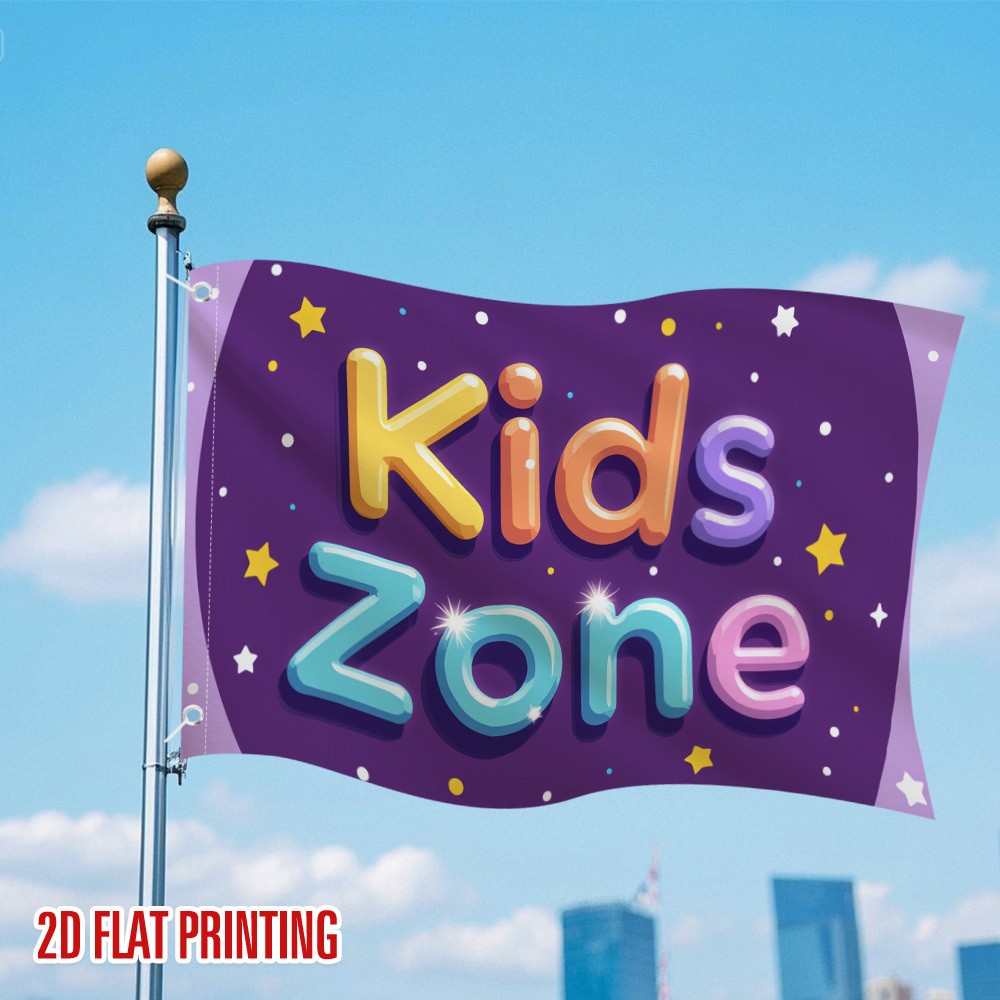 Kids Zone Garden Flag Durable  - Kids Outdoor Zone recension och pris