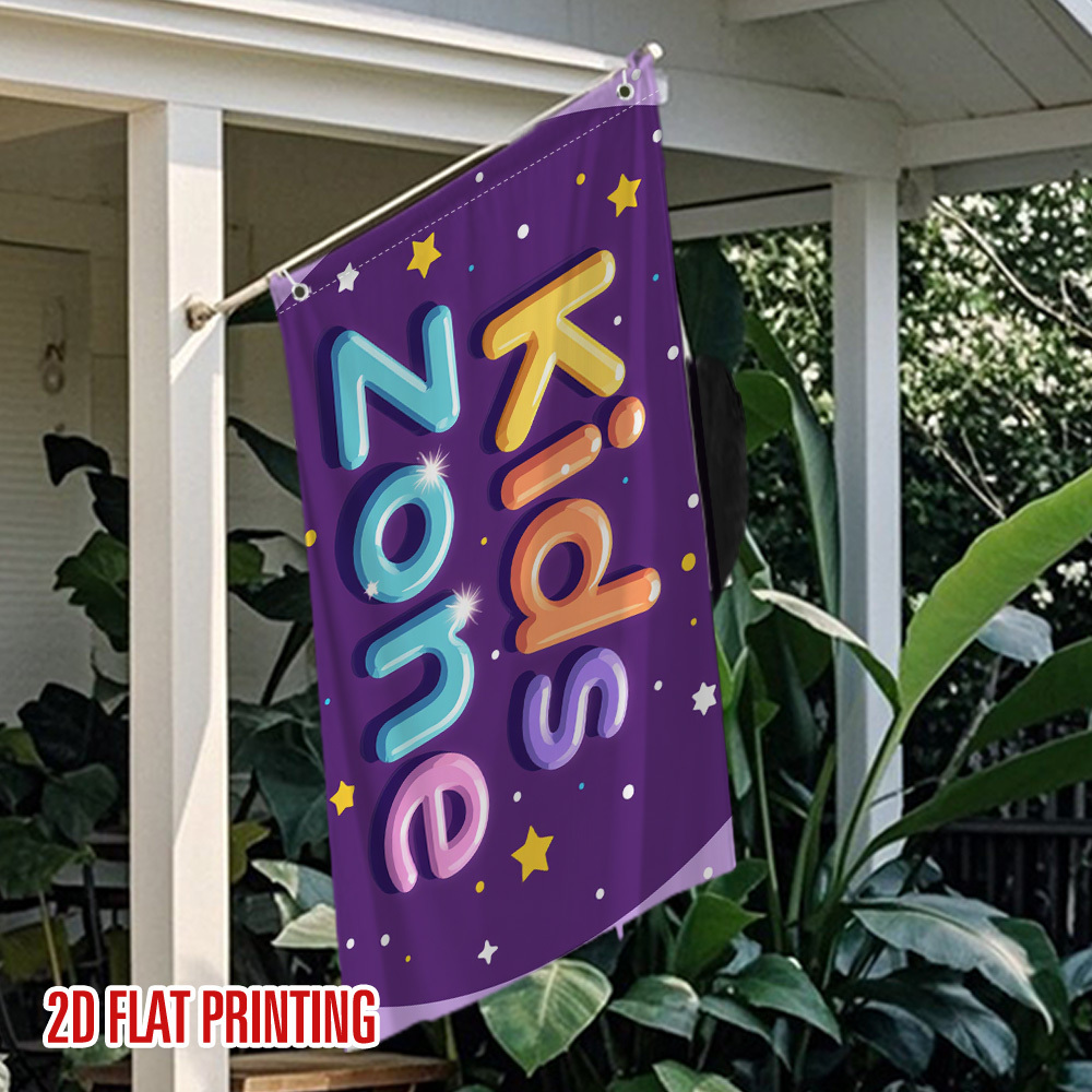 Kids Zone Garden Flag Durable  - Kids Outdoor Zone recension och pris
