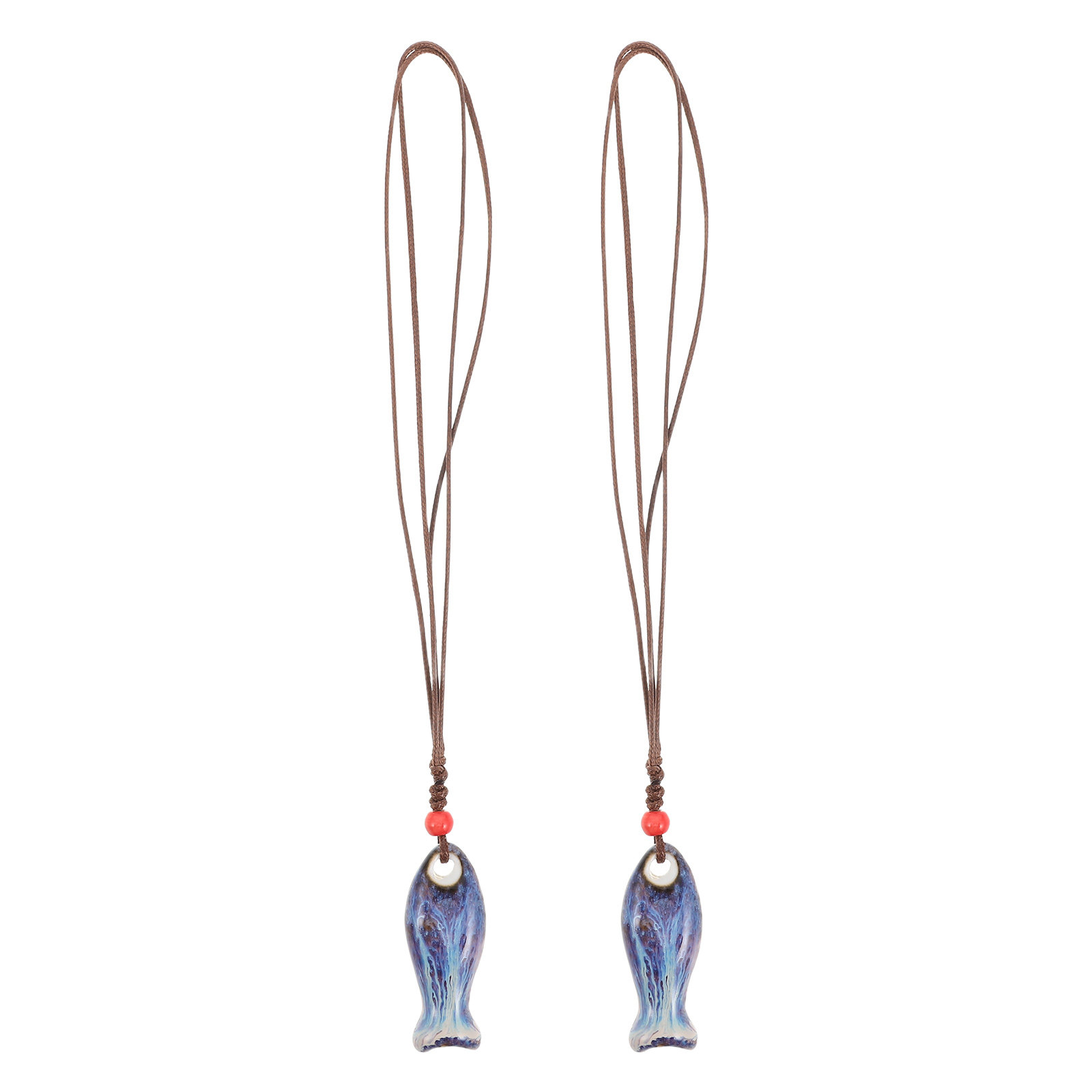 2Pcs Ceramic Fish Whistle Pend - Kids Outdoor Instruments recension och pris