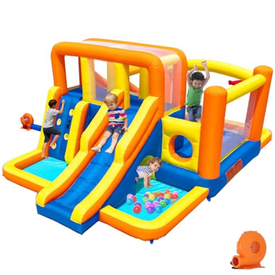 Outdoor bounce house water sli - Kids Outdoor Zone recension och pris