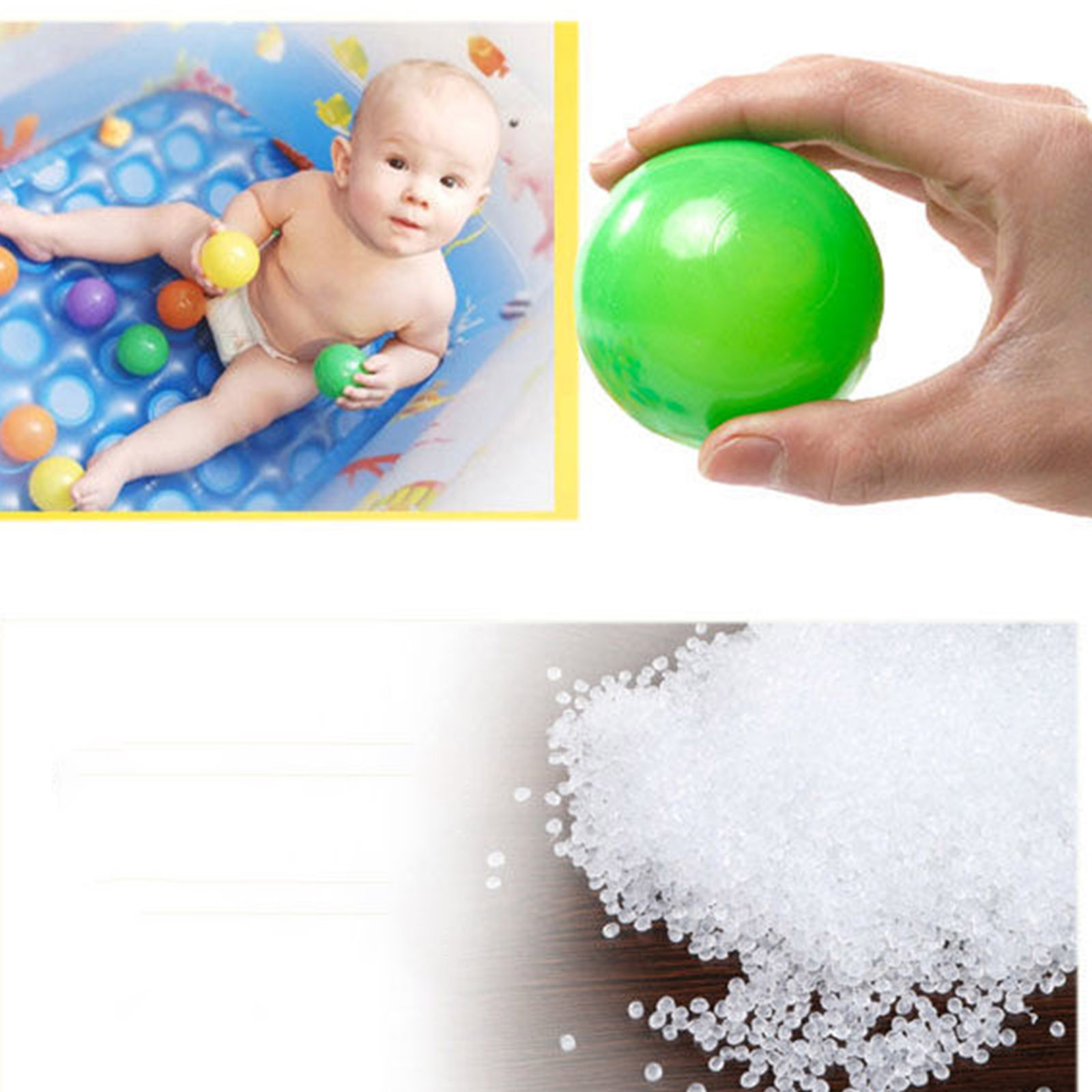 100PCS 55MM Baby Plastic Balls - Kids Outdoor Activity Centre recension och pris