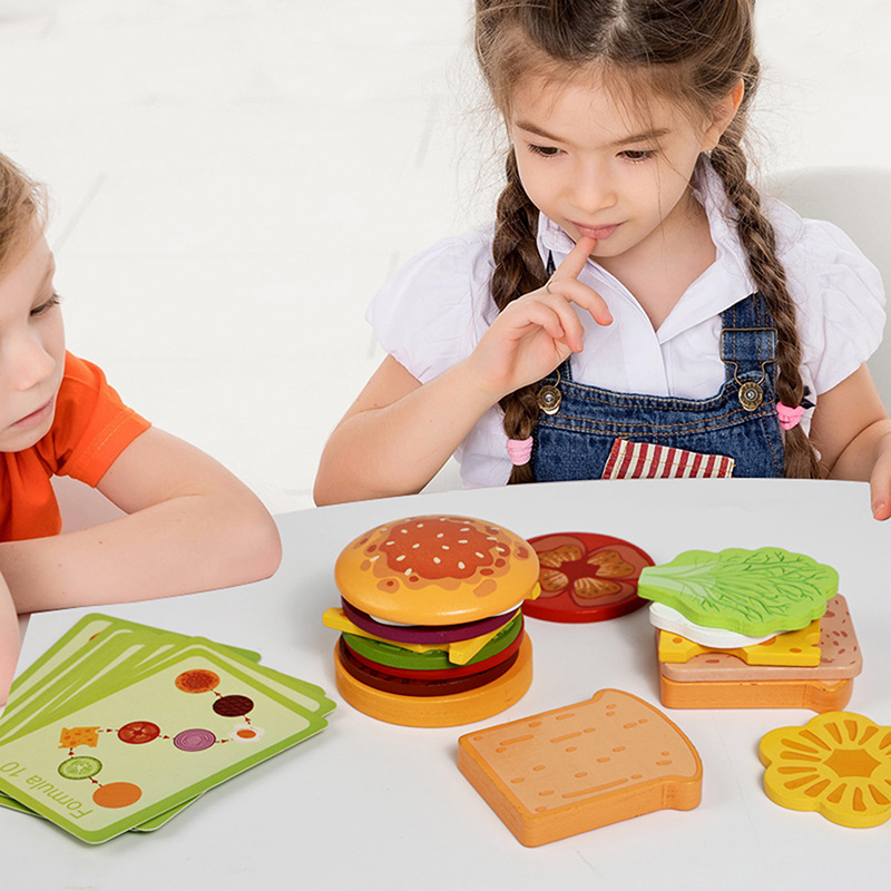 ·NewWooden Hamburg Sandwich St - Kids Outdoor Kitchen Accessories recension och pris