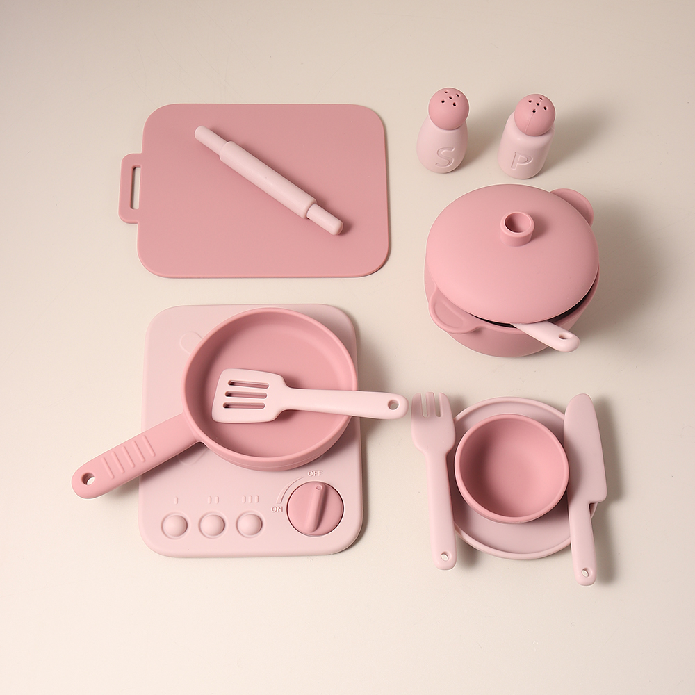 13 Pcs Set Silicone Cooking Pl - Kids Outdoor Kitchen Accessories recension och pris