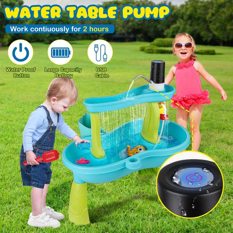 Kids Water Pump Fun Outdoor Wa - Kids Outdoor Water Play Table recension och pris