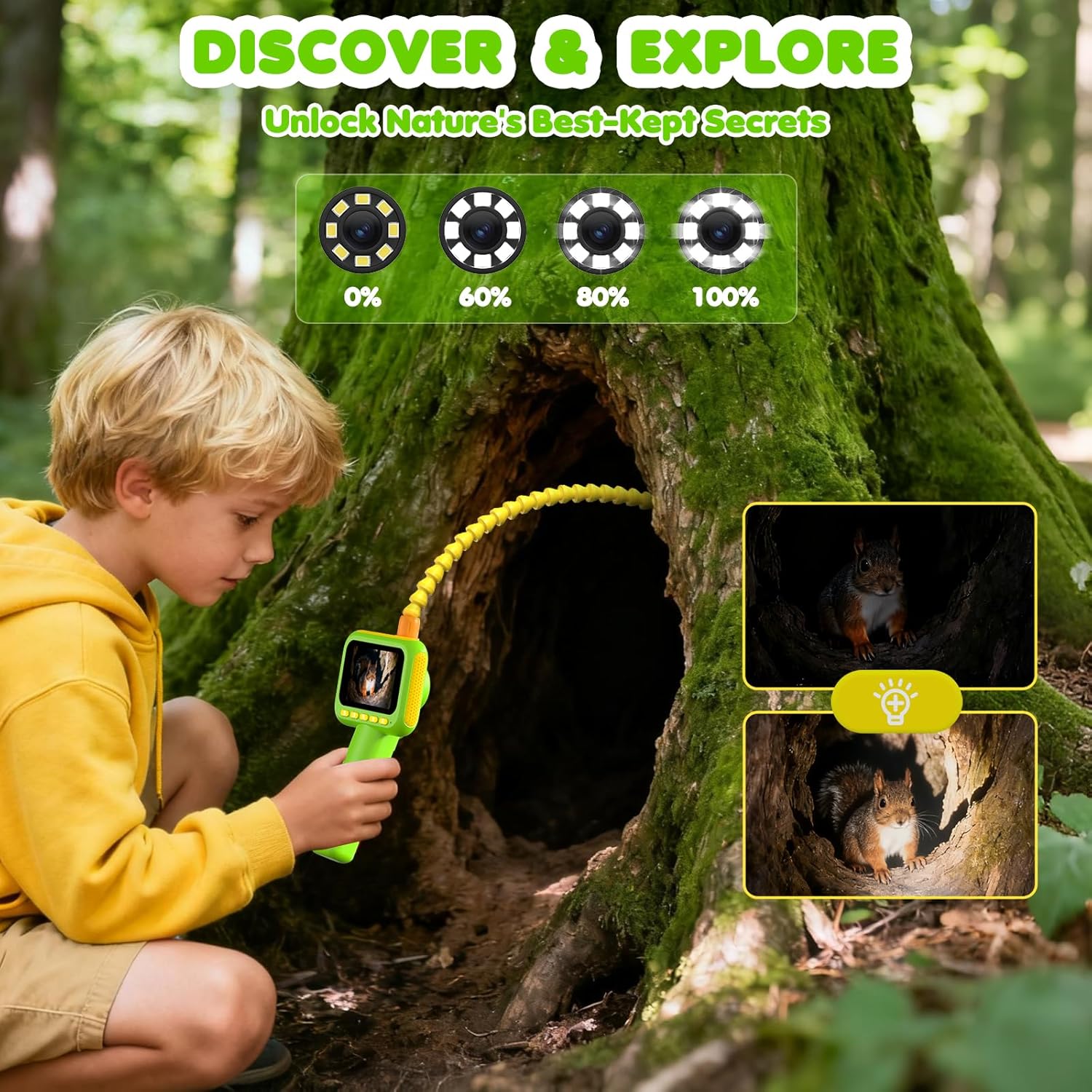 Endoscope for Kids, Borescope  - Kids Outdoor Explorer Kit recension och pris