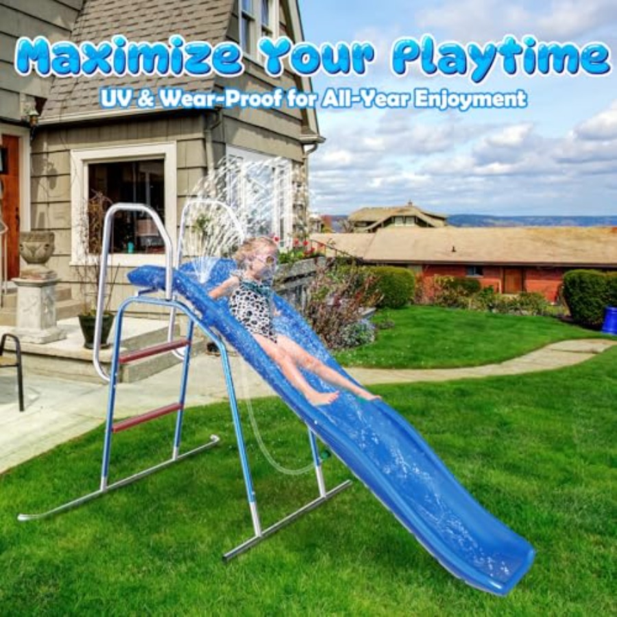 Backyard water slide for kids, - Kids Outdoor Zone recension och pris