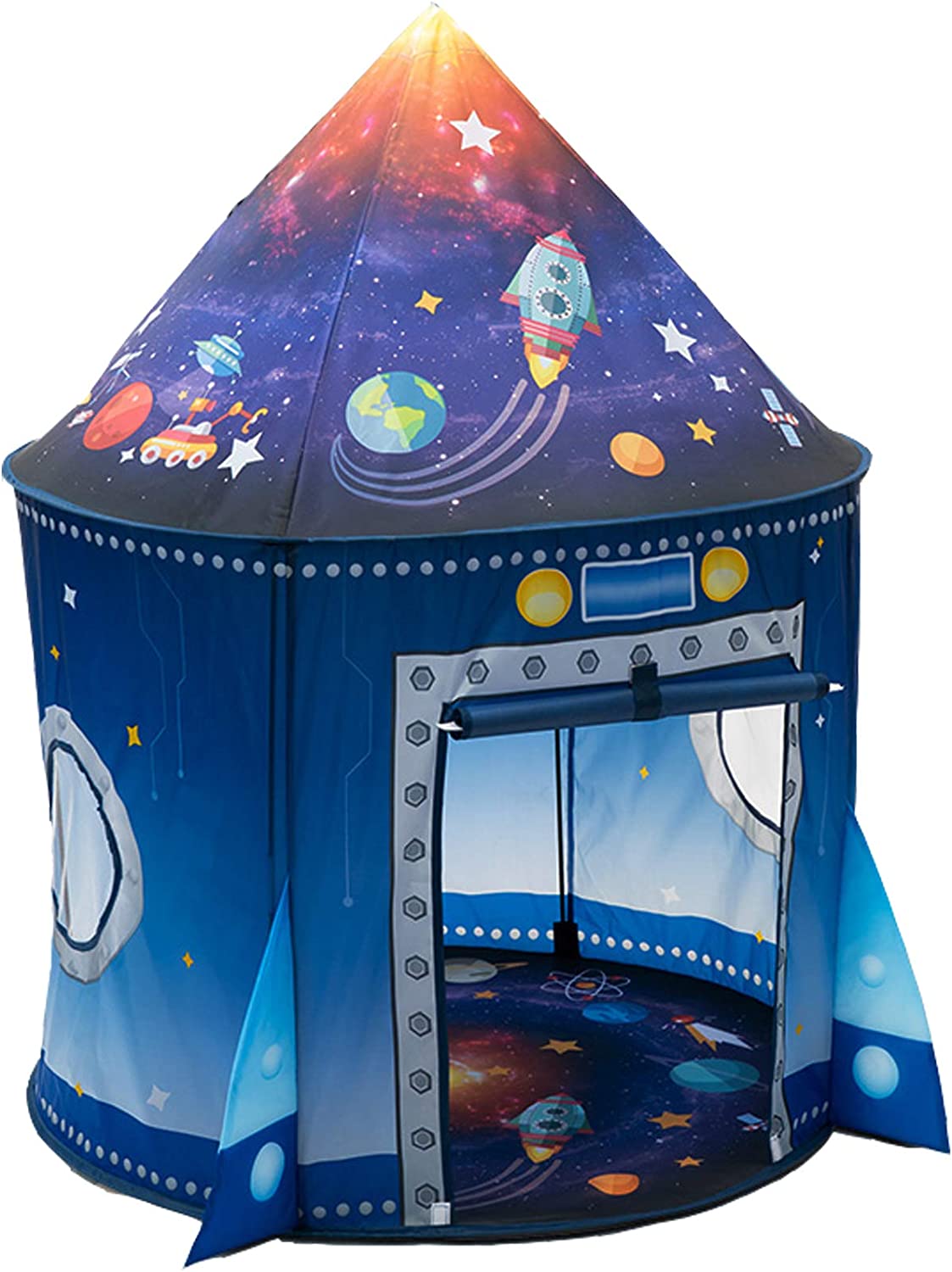Rocket Ship Kids Tent Pop Up P - Kids Outdoor Tunnel recension och pris