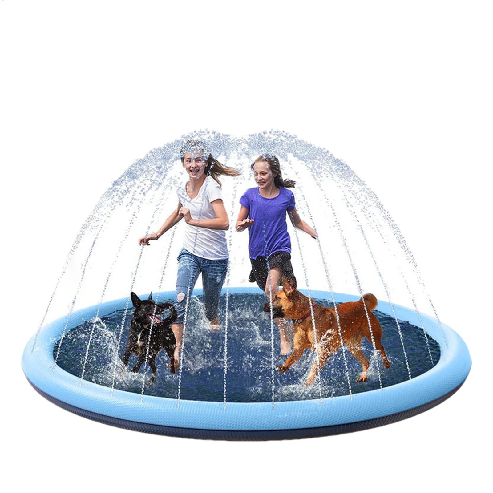 Kids Sprinkler Play Mat with S - Slip Slide Water Mat recension och pris