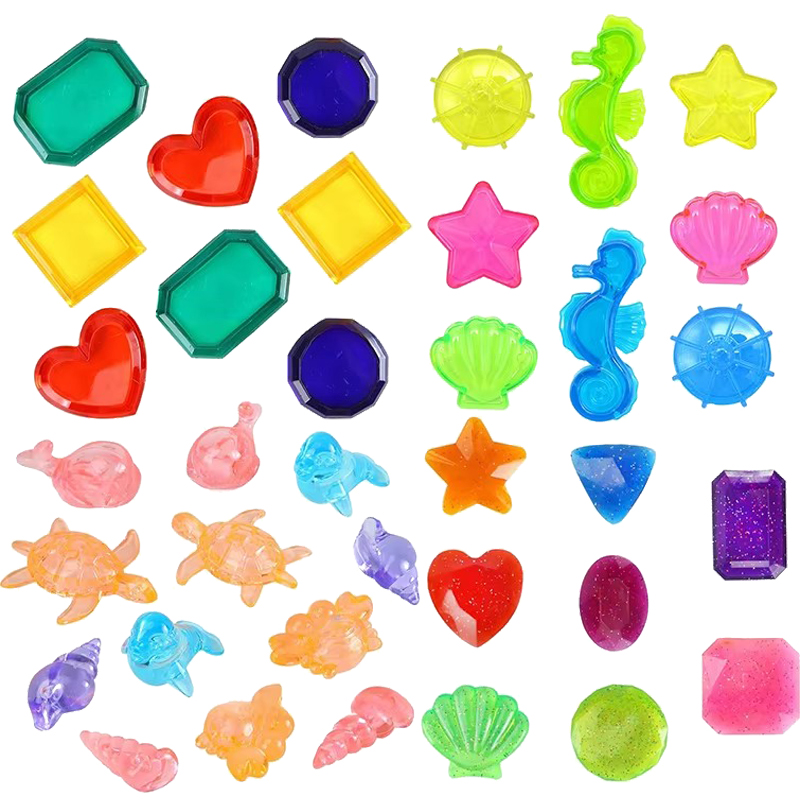 Children Colored Plastic Gem T - Kids Outdoor Activity Centre recension och pris
