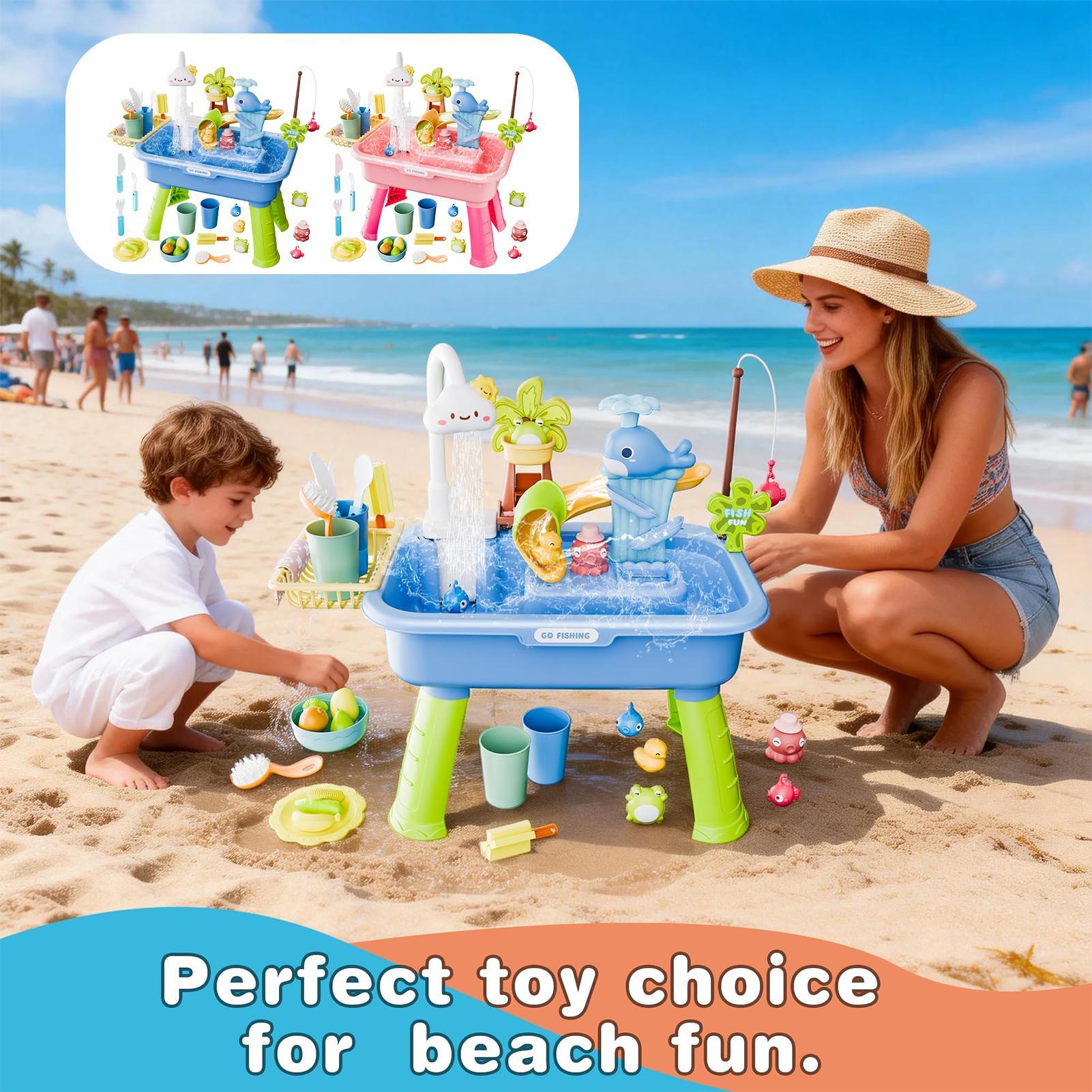 Children's Outdoor Beach Toy T - Kids Outdoor Water Play Table recension och pris