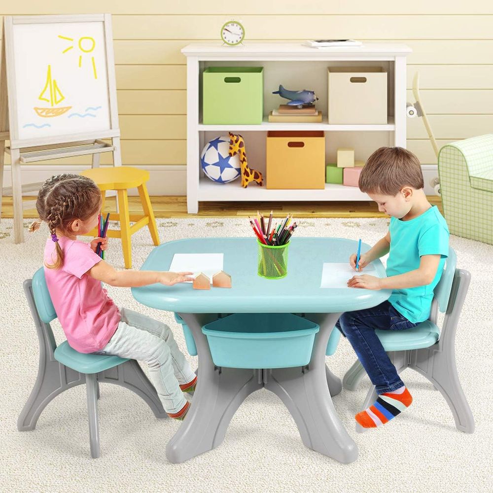 Kids Table and Chairs, 3 PCS A - Kids Outdoor Chair And Table recension och pris