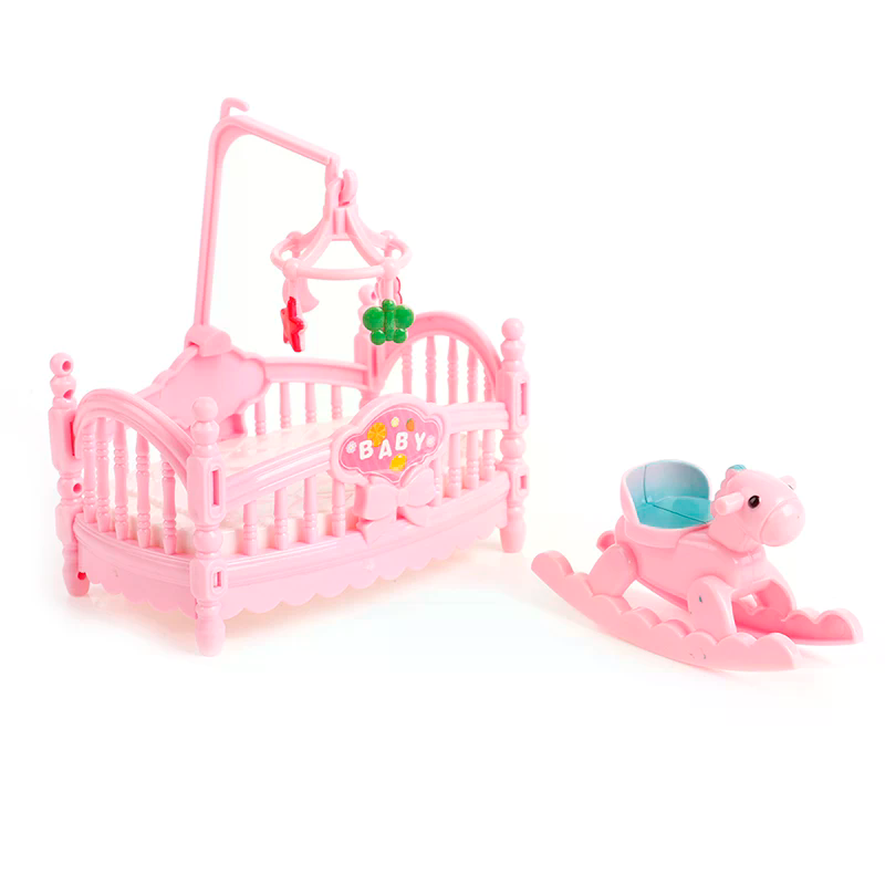 Miniature Crib Wooden Horse Se - Kids Outdoor Chair And Table recension och pris