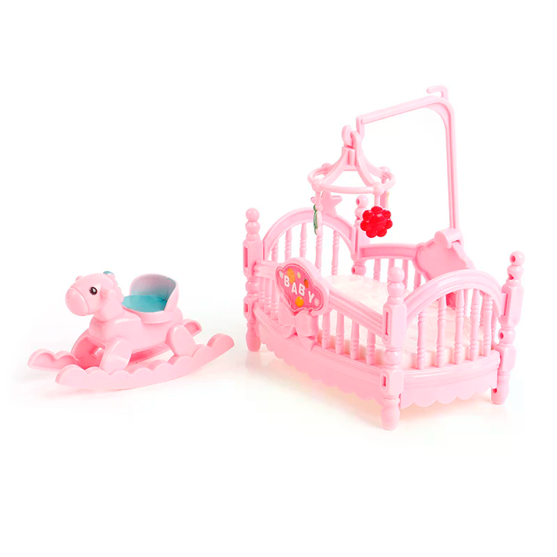 Miniature Crib Wooden Horse Se - Kids Outdoor Chair And Table recension och pris