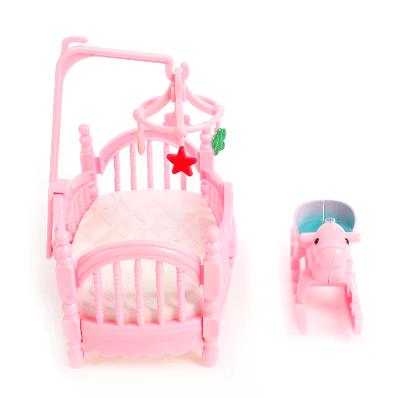 Miniature Crib Wooden Horse Se - Kids Outdoor Chair And Table recension och pris