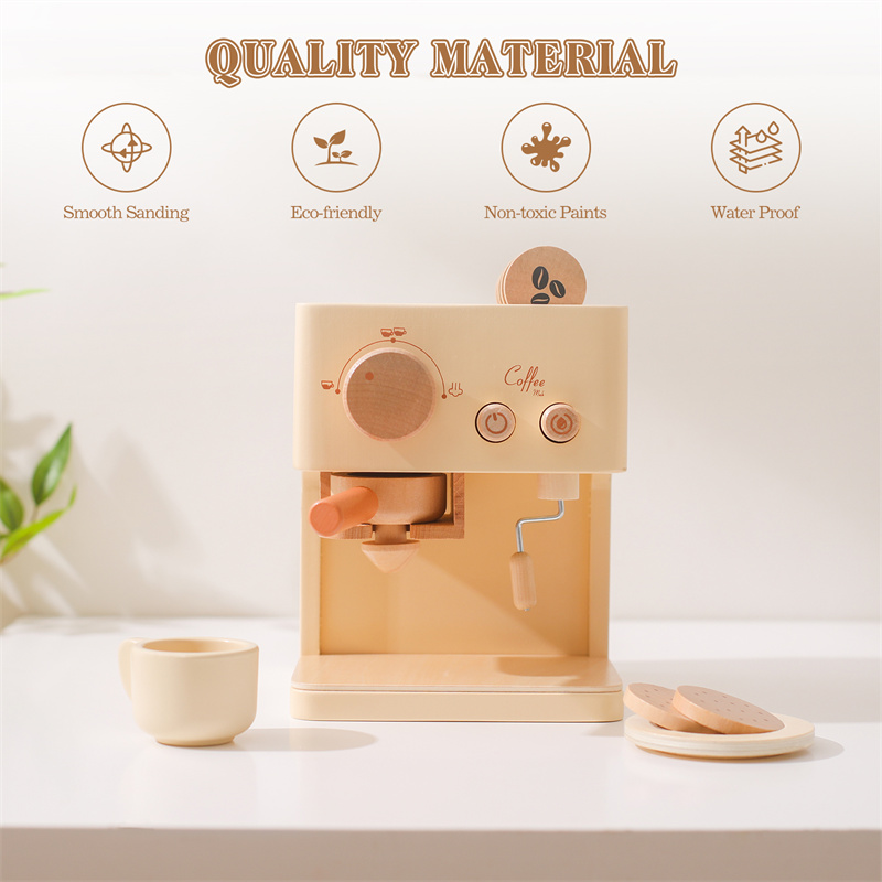 Kids Wooden Montessori Toy Set - Kids Outdoor Kitchen Accessories recension och pris