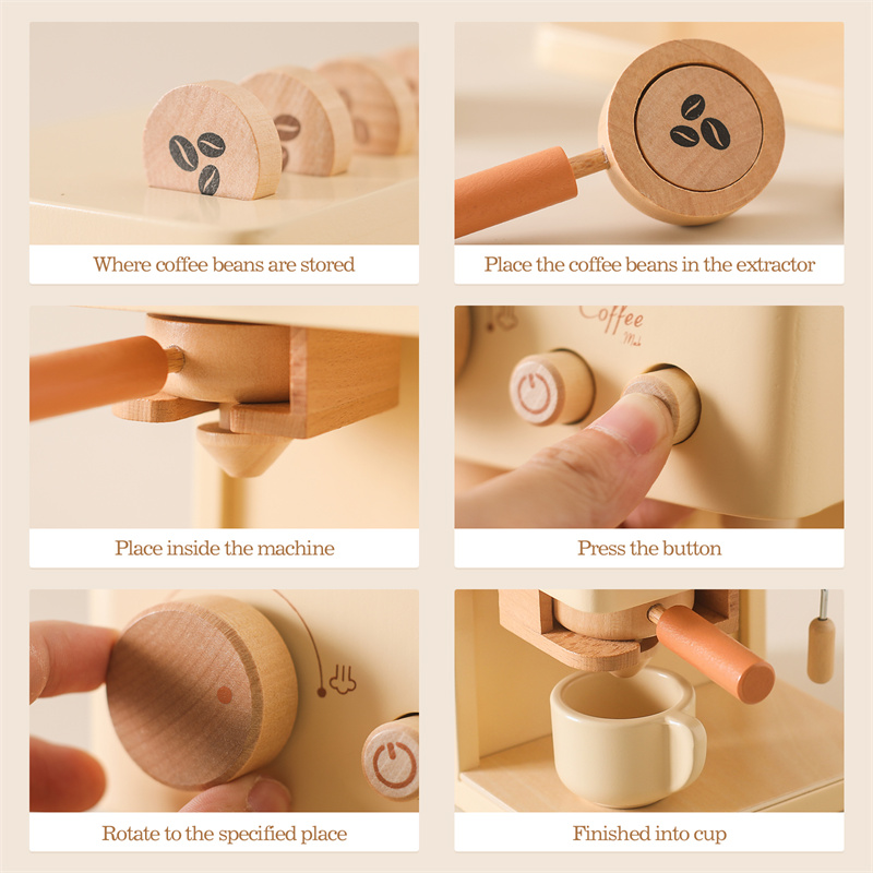 Kids Wooden Montessori Toy Set - Kids Outdoor Kitchen Accessories recension och pris