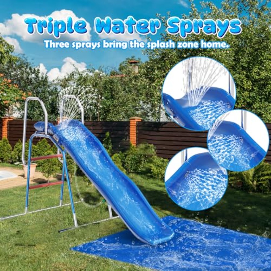 Backyard water slide for kids: - Kids Outdoor Zone recension och pris